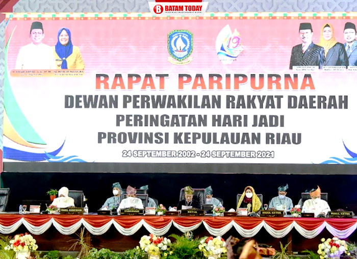 Suasana saat Rapat Paripurna di DPRD Kepri